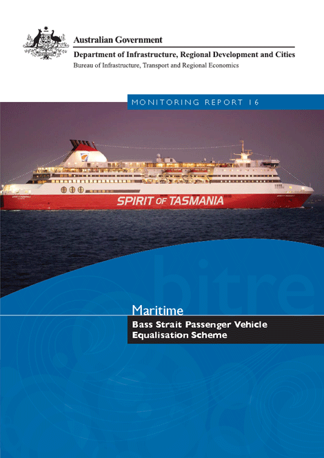 cover image of Bass Strait Passenger Vehicle Equalisation Scheme (BSPVES) Monitoring Report No. 16