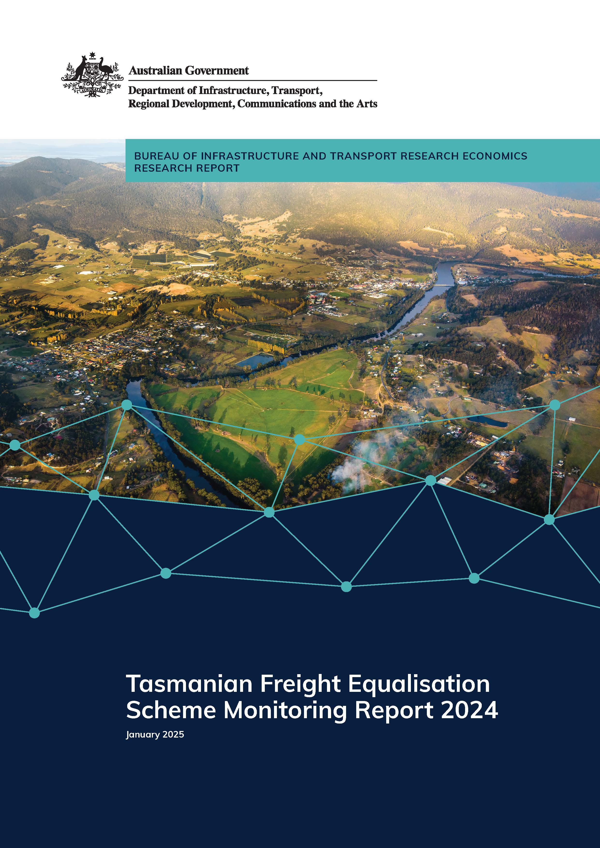 Tasmanian Freight Equalisation Scheme Monitoring Report 2024—January 2025—PDF—cover