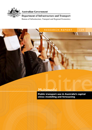 Public transport use in Australia's capital cities, Modelling and forecasting